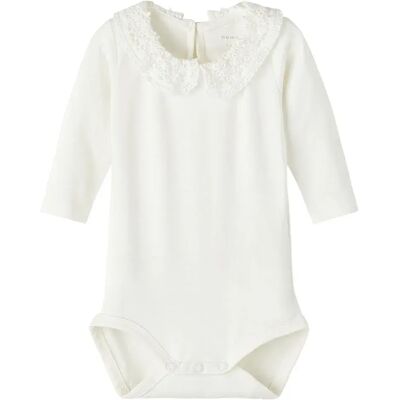 Name It Body à Manches Longues Tylla White Alyssum 4 Mois - Publicité Name It Body à Manches Longues Tylla White Alyssum 4 Mois - Publicité
