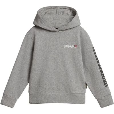 Napapijri Sweat à Capuche B-neutrinos Med Grey Mel 16 Années Garçon,Fille - Publicité Napapijri Sweat à Capuche B-neutrinos Med Grey Mel 16 Années Garçon,Fille - Publicité