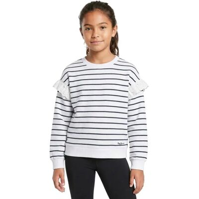 Pepe Jeans Sweat-shirt Ona Dulwich Blue 16 Années Fille - Publicité Pepe Jeans Sweat-shirt Ona Dulwich Blue 16 Années Fille - Publicité