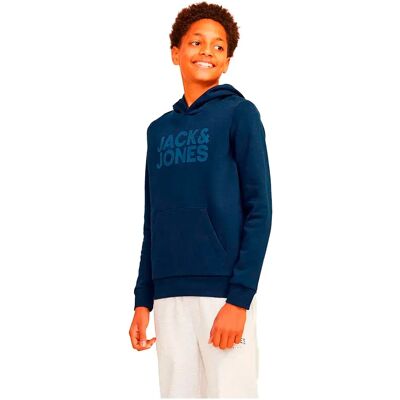 Jack & Jones Sweat à Capuche Corp Logo Navy Blazer / Fit Jr / Large Print / W Navy Blazer 12 Années Garçon - Publicité Jack & Jones Sweat à Capuche Corp Logo Navy Blazer / Fit Jr / Large Print / W Navy Blazer 12 Années Garçon - Publicité