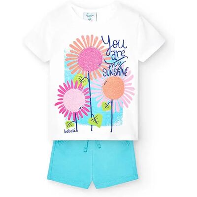 Boboli Ensemble à Manches Courtes 248149 White 6 Mois Fille - Publicité Boboli Ensemble à Manches Courtes 248149 White 6 Mois Fille - Publicité