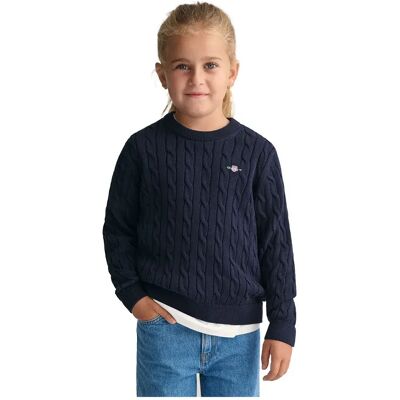 Gant Pull 884027 Evening Blue 12-24 Mois Garçon,Fille - Publicité Gant Pull 884027 Evening Blue 12-24 Mois Garçon,Fille - Publicité