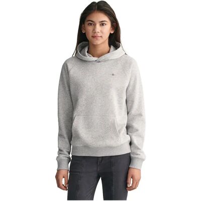 Gant Sweat à Capuche 906878 Light Grey Melange 10-12 Années Garçon,Fille - Publicité Gant Sweat à Capuche 906878 Light Grey Melange 10-12 Années Garçon,Fille - Publicité