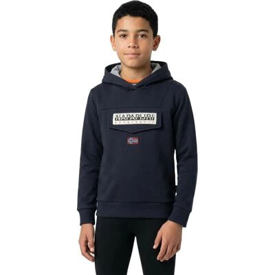 Napapijri Sweat à Capuche Burgee Blue Marine 10 Années Garçon,Fille - Publicité Napapijri Sweat à Capuche Burgee Blue Marine 10 Années Garçon,Fille - Publicité