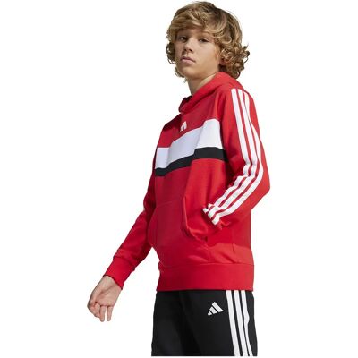 Adidas Sweat à Capuche Seasonal Essentials Tiberio 3 Stripes Fleece Pure Ruby / White 15-16 Années Garçon,Fille - Publicité Adidas Sweat à Capuche Seasonal Essentials Tiberio 3 Stripes Fleece Pure Ruby / White 15-16 Années Garçon,Fille - Publicité