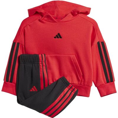 Adidas Ensemble Essentials 3 Stripes Hd Joggers Pure Ruby / Black 6-9 Mois Garçon,Fille - Publicité Adidas Ensemble Essentials 3 Stripes Hd Joggers Pure Ruby / Black 6-9 Mois Garçon,Fille - Publicité