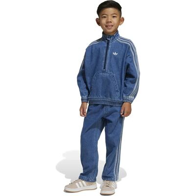 Adidas Originals Ensemble Denim Crew Medium Blue Denim 6-7 Années - Publicité Adidas Originals Ensemble Denim Crew Medium Blue Denim 6-7 Années - Publicité