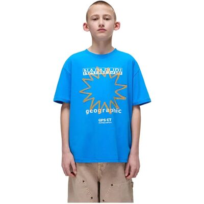 Napapijri T-shirt à Manches Courtes Sella French Blue 12 Années Garçon,Fille - Publicité Napapijri T-shirt à Manches Courtes Sella French Blue 12 Années Garçon,Fille - Publicité