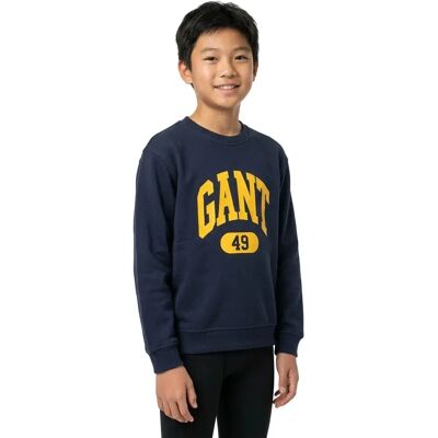 Gant Sweat-shirt 49 Archive Print 806801 Evening Blue 24 Mois-4 Années Garçon,Fille - Publicité Gant Sweat-shirt 49 Archive Print 806801 Evening Blue 24 Mois-4 Années Garçon,Fille - Publicité