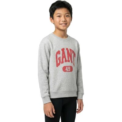 Gant Sweat-shirt 49 Archive Print 806801 Light Grey Melange 4-6 Années Garçon,Fille - Publicité Gant Sweat-shirt 49 Archive Print 806801 Light Grey Melange 4-6 Années Garçon,Fille - Publicité