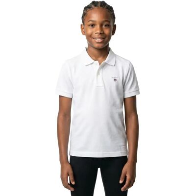 Gant Polo à Manches Courtes Shield 505186 White 4-6 Mois Garçon,Fille - Publicité Gant Polo à Manches Courtes Shield 505186 White 4-6 Mois Garçon,Fille - Publicité