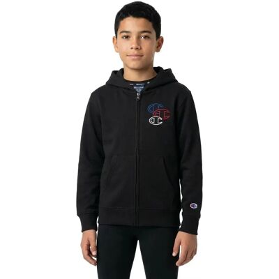 Champion Sweat-shirt à Zip 305785 Black 5-6 Années Garçon,Fille - Publicité Champion Sweat-shirt à Zip 305785 Black 5-6 Années Garçon,Fille - Publicité