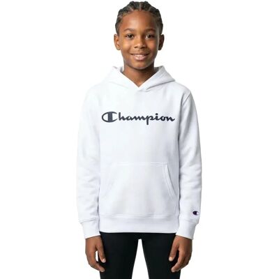 Champion Sweat à Capuche 305358 White 5-6 Années Garçon,Fille - Publicité Champion Sweat à Capuche 305358 White 5-6 Années Garçon,Fille - Publicité