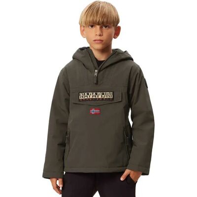 Napapijri Sweat à Capuche Rainforest Pocket 2 Khaki 8 Années Garçon,Fille - Publicité Napapijri Sweat à Capuche Rainforest Pocket 2 Khaki 8 Années Garçon,Fille - Publicité
