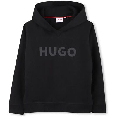 Hugo Sweat à Capuche G00446 Black 6 Années Garçon - Publicité Hugo Sweat à Capuche G00446 Black 6 Années Garçon - Publicité