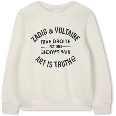 Zadig & Voltaire Sweat-shirt X60465 New Beige 8 Années Garçon,Fille - Publicité Zadig & Voltaire Sweat-shirt X60465 New Beige 8 Années Garçon,Fille - Publicité