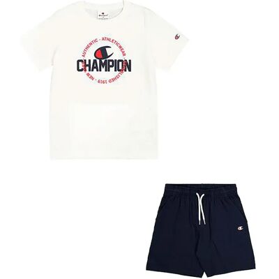 Champion Ensemble à Manches Courtes White 16 Années Garçon - Publicité Champion Ensemble à Manches Courtes White 16 Années Garçon - Publicité