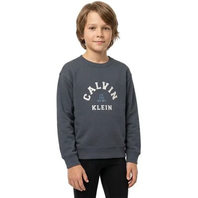 Calvin Klein Sweat-shirt Ib0ib02619 Coal 10 Années Garçon - Publicité Calvin Klein Sweat-shirt Ib0ib02619 Coal 10 Années Garçon - Publicité