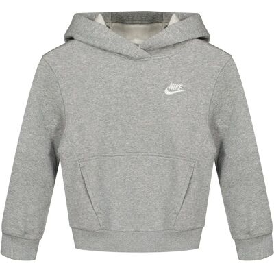 Nike Sweat à Capuche Sportswear Club Dark Grey Heather / White 8-10 Années - Publicité Nike Sweat à Capuche Sportswear Club Dark Grey Heather / White 8-10 Années - Publicité