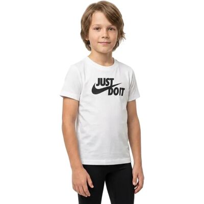 Nike - Just Do It - Blanc - XS - T-shirt - Publicité Nike - Just Do It - Blanc - XS - T-shirt - Publicité