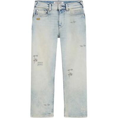 Scotch & Soda Jean Basquiat The Pitch Loose Fit Texas Blue 14 Années Garçon - Publicité Scotch & Soda Jean Basquiat The Pitch Loose Fit Texas Blue 14 Années Garçon - Publicité