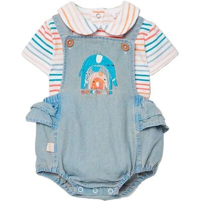 Boboli Ensemble 153010 Bleach Wash 9 Mois - Publicité Boboli Ensemble 153010 Bleach Wash 9 Mois - Publicité