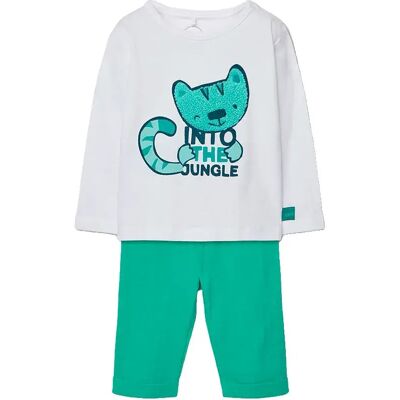 Boboli Ensemble à Manches Longues 233008 White 9 Mois - Publicité Boboli Ensemble à Manches Longues 233008 White 9 Mois - Publicité