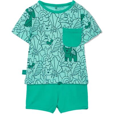 Boboli Ensemble 233053 Animal Print Profiles 9 Mois - Publicité Boboli Ensemble 233053 Animal Print Profiles 9 Mois - Publicité