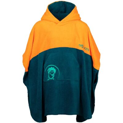 Trollkids Poncho Kvalvika Surf Sahara Sunset / Lagoon Green 128 cm Garçon,Fille - Publicité Trollkids Poncho Kvalvika Surf Sahara Sunset / Lagoon Green 128 cm Garçon,Fille - Publicité