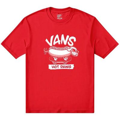 Vans T-shirt à Manches Courtes Hot Dawg Racing Red 6 Années Garçon,Fille - Publicité Vans T-shirt à Manches Courtes Hot Dawg Racing Red 6 Années Garçon,Fille - Publicité