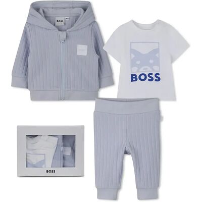 Boss Ensemble J53057 Sky Blue 1 Mois Garçon - Publicité Boss Ensemble J53057 Sky Blue 1 Mois Garçon - Publicité