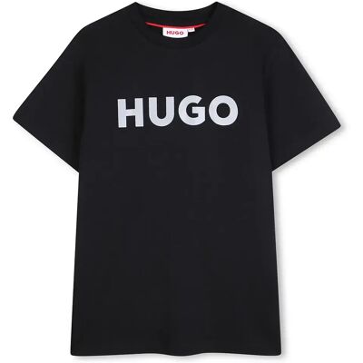Hugo T-shirt à Manches Courtes G01016 Black 6 Années Garçon - Publicité Hugo T-shirt à Manches Courtes G01016 Black 6 Années Garçon - Publicité