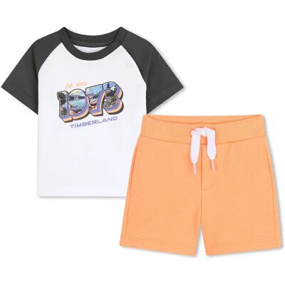 Timberland Ensemble T60863 Bright Melon 4 Années Garçon - Publicité Timberland Ensemble T60863 Bright Melon 4 Années Garçon - Publicité