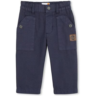Timberland Pantalon T60879 Slate Blue 9 Mois Garçon - Publicité Timberland Pantalon T60879 Slate Blue 9 Mois Garçon - Publicité