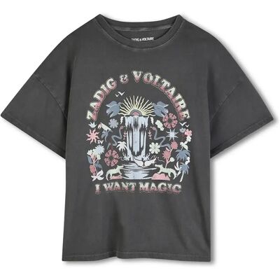 Zadig & Voltaire T-shirt à Manches Courtes X60528 Black 12 Années Fille - Publicité Zadig & Voltaire T-shirt à Manches Courtes X60528 Black 12 Années Fille - Publicité