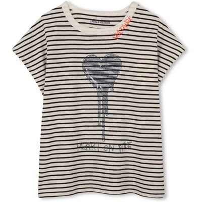 Zadig & Voltaire T-shirt à Manches Courtes X60538 Black Crude 10 Années Fille - Publicité Zadig & Voltaire T-shirt à Manches Courtes X60538 Black Crude 10 Années Fille - Publicité