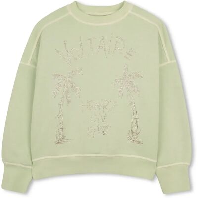 Zadig & Voltaire Sweat-shirt X60541 Iced Mint 8 Années Fille - Publicité Zadig & Voltaire Sweat-shirt X60541 Iced Mint 8 Années Fille - Publicité