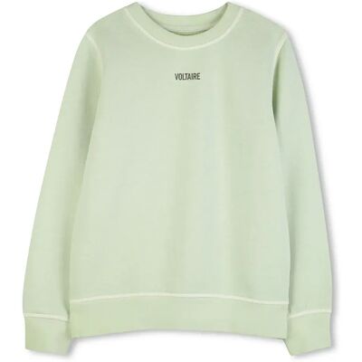 Zadig & Voltaire Sweat-shirt X60587 Iced Mint 8 Années Garçon - Publicité Zadig & Voltaire Sweat-shirt X60587 Iced Mint 8 Années Garçon - Publicité