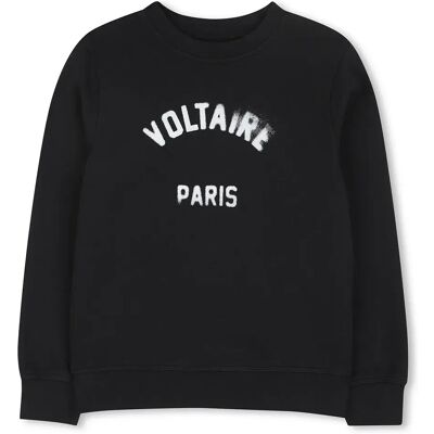 Zadig & Voltaire Sweat-shirt X60600 Black 12 Années Garçon,Fille - Publicité Zadig & Voltaire Sweat-shirt X60600 Black 12 Années Garçon,Fille - Publicité