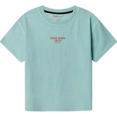 Pepe Jeans T-shirt à Manches Courtes Owen Aqua Blue 10 Années Garçon - Publicité Pepe Jeans T-shirt à Manches Courtes Owen Aqua Blue 10 Années Garçon - Publicité