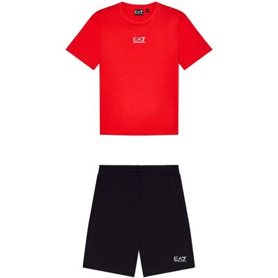 Giorgio Armani Ea7 Emporio Armani Ensemble à Manches Courtes 7b000294_af10378 Poppy Red / Black 10 Années Garçon - Publicité Giorgio Armani Ea7 Emporio Armani Ensemble à Manches Courtes 7b000294_af10378 Poppy Red / Black 10 Années Garçon - Publicité
