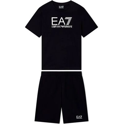 Giorgio Armani Ea7 Emporio Armani Ensemble à Manches Courtes 7b000302_af10375 Black 14 Années Garçon - Publicité Giorgio Armani Ea7 Emporio Armani Ensemble à Manches Courtes 7b000302_af10375 Black 14 Années Garçon - Publicité