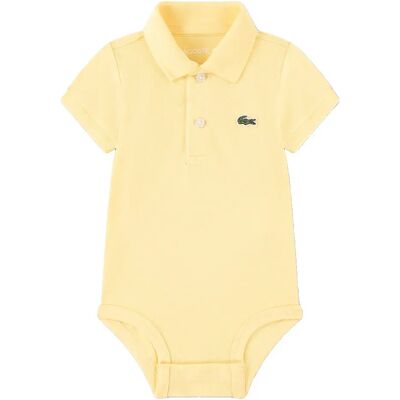 Lacoste Body à Manches Courtes 547118 Yellow 9 Mois Fille - Publicité Lacoste Body à Manches Courtes 547118 Yellow 9 Mois Fille - Publicité