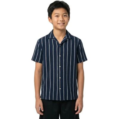 Jack & Jones Chemise à Manches Courtes Coba Stripe Resort Sky Captain / Stripes 10 Années Garçon - Publicité Jack & Jones Chemise à Manches Courtes Coba Stripe Resort Sky Captain / Stripes 10 Années Garçon - Publicité