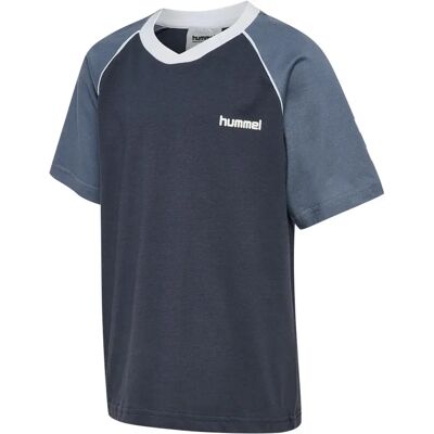 Hummel T-shirt à Manches Courtes Rolf Ombre Blue 146-152 cm - Publicité Hummel T-shirt à Manches Courtes Rolf Ombre Blue 146-152 cm - Publicité