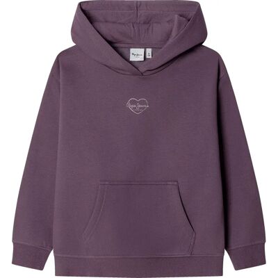 Pepe Jeans Sweat à Capuche Lybertha Sloe Purple 10 Années Fille - Publicité Pepe Jeans Sweat à Capuche Lybertha Sloe Purple 10 Années Fille - Publicité