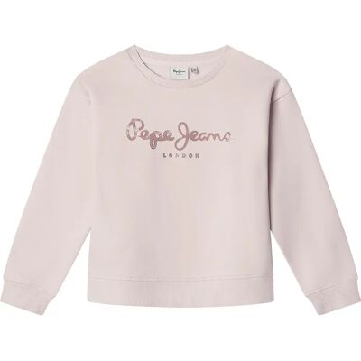 Pepe Jeans Sweat-shirt Lyra Dusty Rose Pink 16 Années Fille - Publicité Pepe Jeans Sweat-shirt Lyra Dusty Rose Pink 16 Années Fille - Publicité