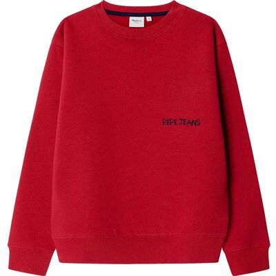 Pepe Jeans Sweat-shirt Orlando Rugby Red 6 Années Garçon - Publicité Pepe Jeans Sweat-shirt Orlando Rugby Red 6 Années Garçon - Publicité