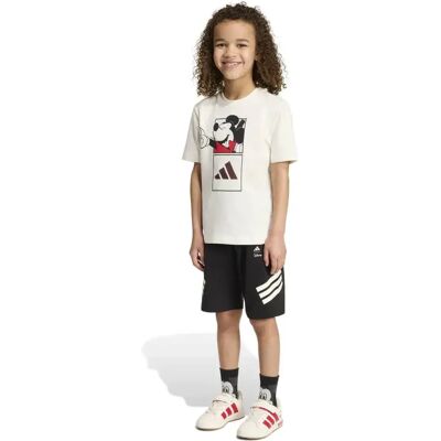 Adidas Ensemble Disney Mickey Mouse T-shirt Off White / Black 9-10 Années - Publicité Adidas Ensemble Disney Mickey Mouse T-shirt Off White / Black 9-10 Années - Publicité