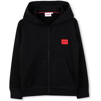 Hugo Sweat à Capuche G01181 Black 6 Années Garçon - Publicité Hugo Sweat à Capuche G01181 Black 6 Années Garçon - Publicité